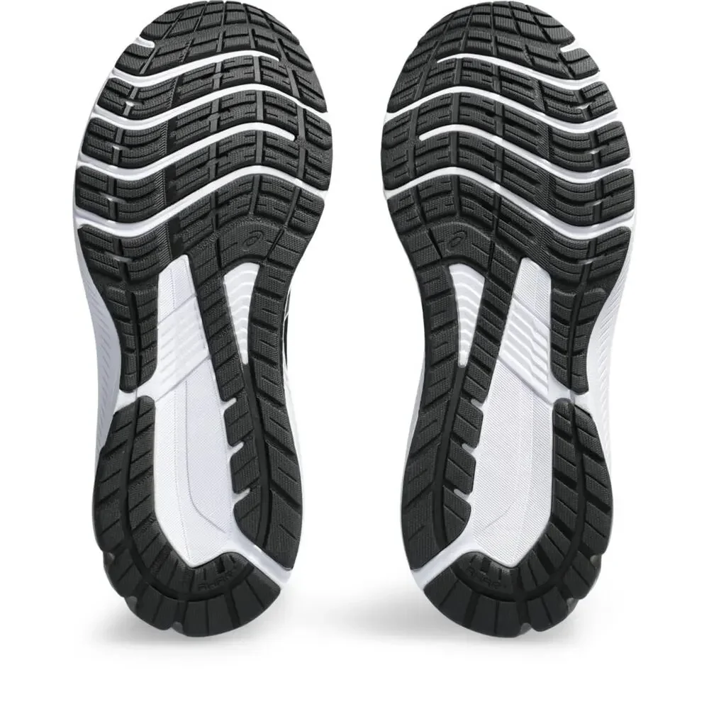 ASICS WOMENS GT-1000 12 RUNNING SHOES 5 BLACK WHITE